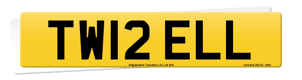 Registration number TW12 ELL